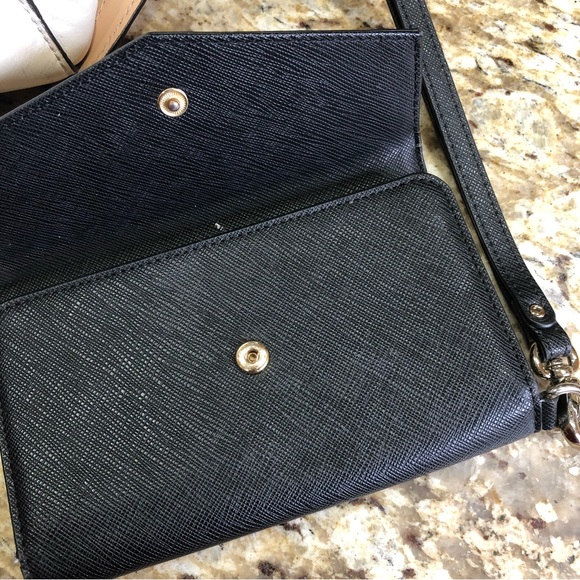 Kate Spade Off White Tan Pippa Parnell Street Leather Satchel Beige w/ Wallet - Picture 13 of 13